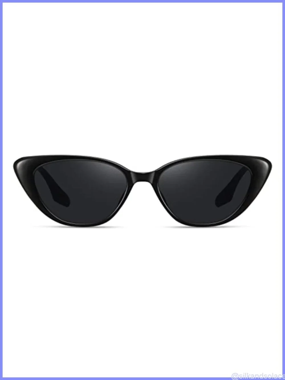 Small Narrow Cat Eye Sunglasses UV400 Retro 90s Women's